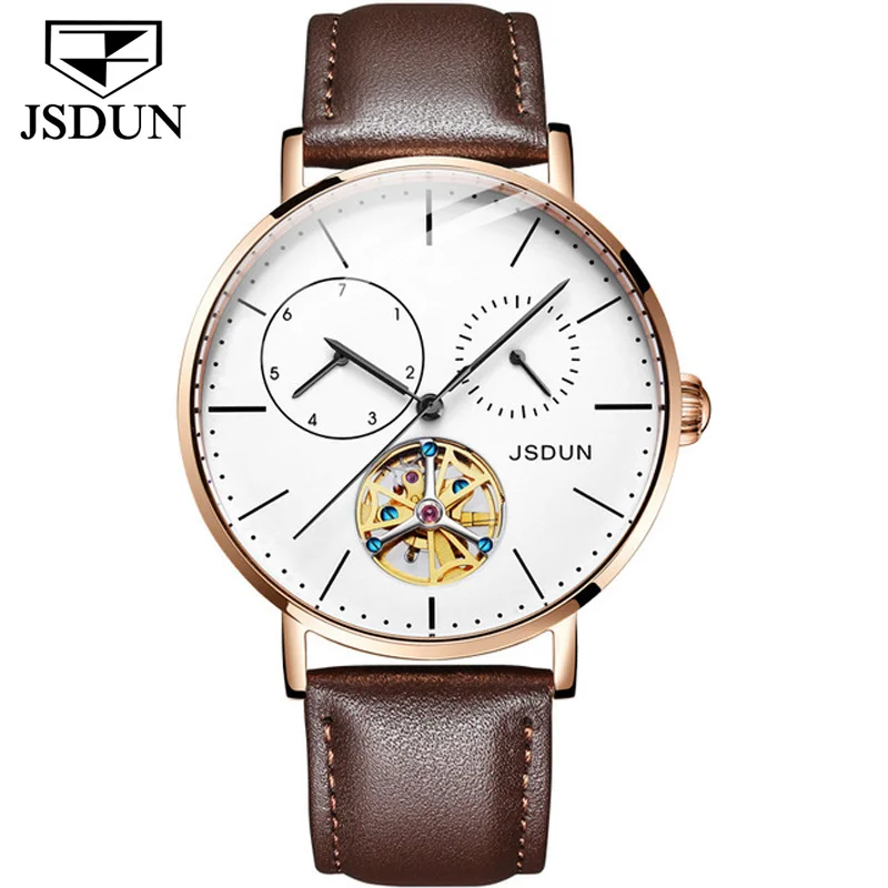 JSDUN 3D Stereo Dial Design Automatic mechanical Watch Men luxury brand Business men Watches Leather Fashion Casual Date Clocks
JSDUN 3D Stereo Dial Design Automatic mechanical Watch Men luxury brand Business men Watches Leather Fashion Casual Date Clocks