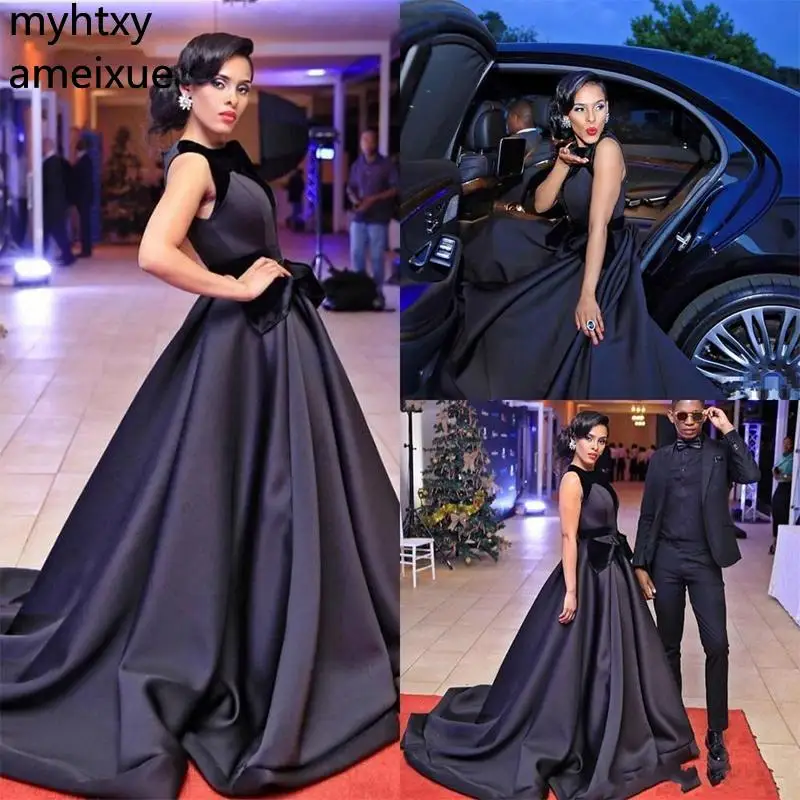 2019 New Arrival Elegant Black A-line Prom Dresses With Big Bow Satin Sleeveless Formal Robe Evening Dresses Party Dresses
2019 New Arrival Elegant Black A-line Prom Dresses With Big Bow Satin Sleeveless Formal Robe Evening Dresses Party Dresses