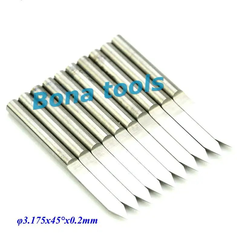 10 pcs/Lot 3.175mm 45 Degree 0.2mm Flat Bottom Cutting Tool Bits, V Shape Carbide Engraving Tools Milling Cutters, PVC Gravers
10 pcs/Lot 3.175mm 45 Degree 0.2mm Flat Bottom Cutting Tool Bits, V Shape Carbide Engraving Tools Milling Cutters, PVC Gravers