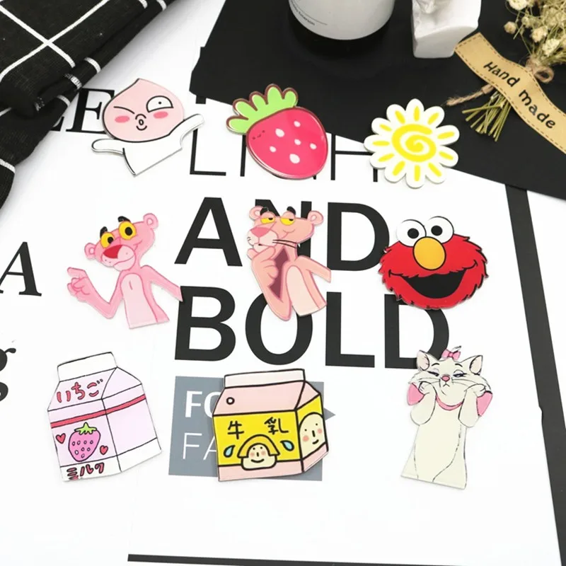 1PCS Free Shipping Kawaii Pink Panther Funny Cat Badge Harajuku Acrylic Brooches Pin Badges Cartoon Backpack Icons
1PCS Free Shipping Kawaii Pink Panther Funny Cat Badge Harajuku Acrylic Brooches Pin Badges Cartoon Backpack Icons