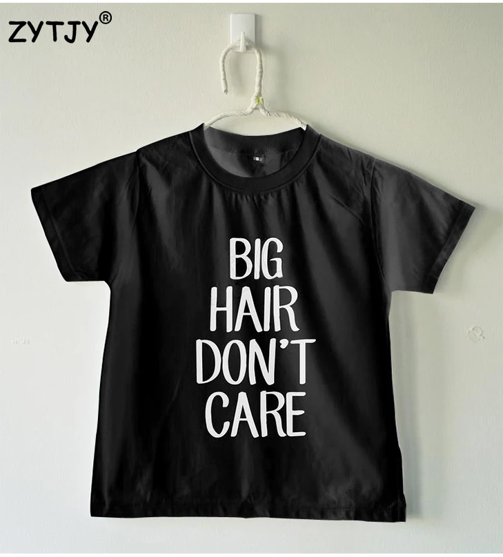 Big hair don't care Letters Print Kids t shirt Boy Girl shirt Casual Children Toddler Clothes Funny Top Tees Drop Ship Z-8
Big hair don't care Letters Print Kids t shirt Boy Girl shirt Casual Children Toddler Clothes Funny Top Tees Drop Ship Z-8