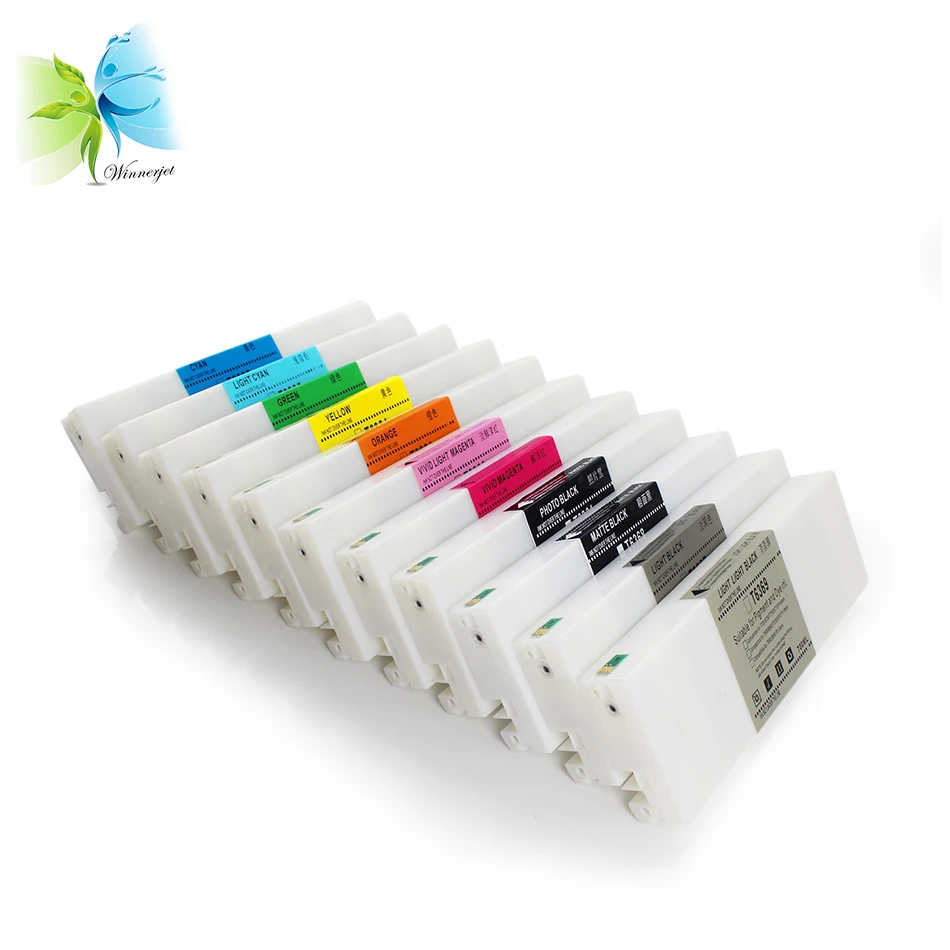 For Epson Stylus Pro 7900 9900 Printer, 700ml 11 Colors Disposable Compatible Ink Cartridge T6361-T6369 T636A T636B
For Epson Stylus Pro 7900 9900 Printer, 700ml 11 Colors Disposable Compatible Ink Cartridge T6361-T6369 T636A T636B