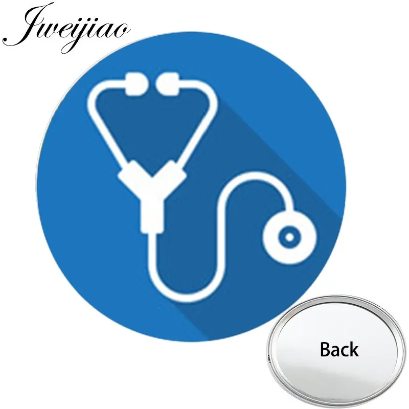 JWEIJIAO Medical Doctor Stethoscope One Side Flat Mini Pocket Mirror For Nurse Compact Makeup Vanity Hand Travel Purse Mirror
JWEIJIAO Medical Doctor Stethoscope One Side Flat Mini Pocket Mirror For Nurse Compact Makeup Vanity Hand Travel Purse Mirror