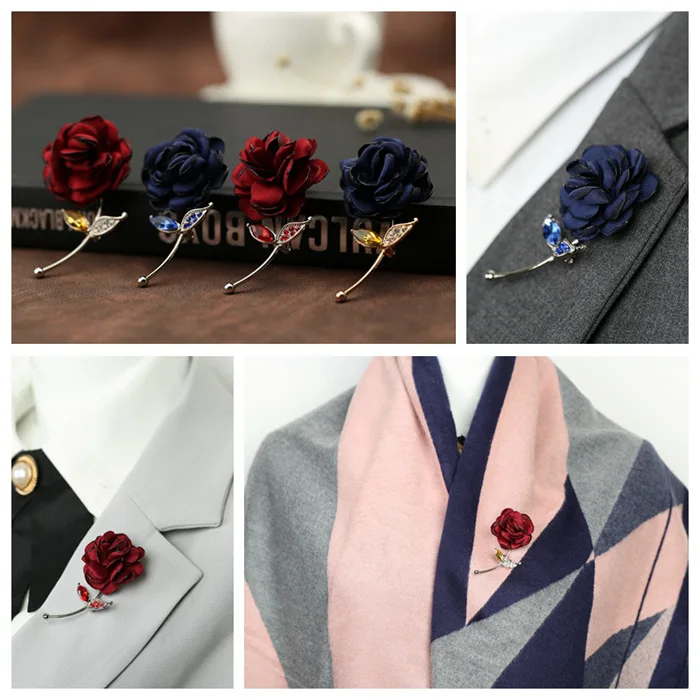 i-Remiel Fashion Rose Female Flower Cloth Art Brooch Pin Lapel Crystal Pins and Brooches for Women Men Shirt Collar Accessories
i-Remiel Fashion Rose Female Flower Cloth Art Brooch Pin Lapel Crystal Pins and Brooches for Women Men Shirt Collar Accessories