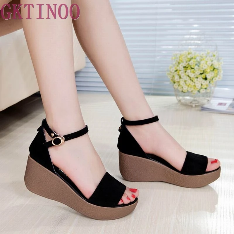 Summer 2019 Hot Fashion New Black Women Sandals Female Shoes for Women Nubuck Leather Shoes Plus Size 34-43
Summer 2019 Hot Fashion New Black Women Sandals Female Shoes for Women Nubuck Leather Shoes Plus Size 34-43