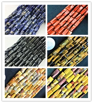 9x20mm Twist Column Tube natural Jaspers,Aventurines,Jades,Mookites,Quartzs beads Jewelry Strand 15"(20pcs) wholesale for DIY
9x20mm Twist Column Tube natural Jaspers,Aventurines,Jades,Mookites,Quartzs beads Jewelry Strand 15"(20pcs) wholesale for DIY