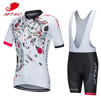 MT&C Cycling Jersey Set Flower women White Sport Fitness Clothes Quick Dry Gel Pad Ropa Ciclismo Summer Sportswear Bike Clothes
MT&C Cycling Jersey Set Flower women White Sport Fitness Clothes Quick Dry Gel Pad Ropa Ciclismo Summer Sportswear Bike Clothes