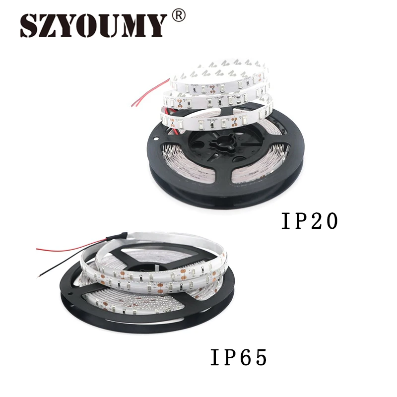 SZYOUMY 100M/ Lot 5630 SMD LED Strip Non-waterproof or Waterproof Flexible Strip Led Light DC 12V 60 Leds/M 5M/Roll
SZYOUMY 100M/ Lot 5630 SMD LED Strip Non-waterproof or Waterproof Flexible Strip Led Light DC 12V 60 Leds/M 5M/Roll