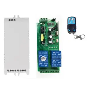 AC 110V 220V 85V~250V 4CH Wireless Remote Control System Wireless Relay Switch Receiver Transmitter garage door light opener
AC 110V 220V 85V~250V 4CH Wireless Remote Control System Wireless Relay Switch Receiver Transmitter garage door light opener
