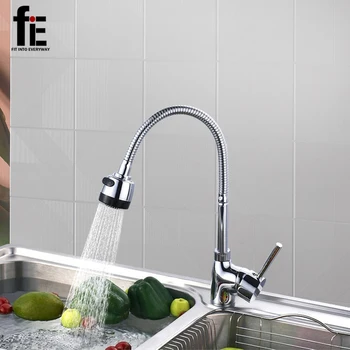 fiE Solid Brass Mixer Cold Single Hole Water Tap Kitchen Faucet Torneira Cozinha