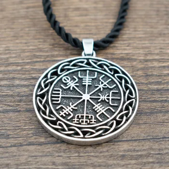 12pcs new fashion arrival antique silver plated Icelandic Vegvisir A Protection Symbol Pendant, Magical Staves Compass SanLan
12pcs new fashion arrival antique silver plated Icelandic Vegvisir A Protection Symbol Pendant, Magical Staves Compass SanLan