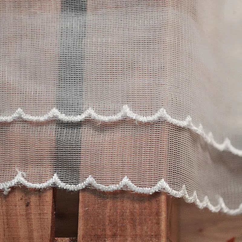 5yards Beautiful Net Mesh White Embroidered Lace Ribbon Trim Sewing DIY Handcrafted Lace Trim Fabric Window Decoration 
5yards Beautiful Net Mesh White Embroidered Lace Ribbon Trim Sewing DIY Handcrafted Lace Trim Fabric Window Decoration