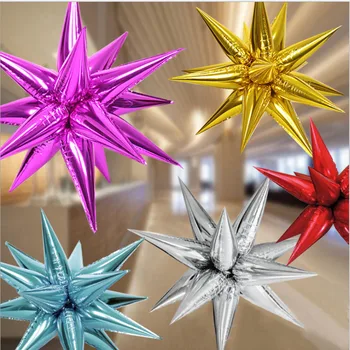 Solid Explosion star balloons Birthday party opening ceremony Wedding decoration Water drop cone Foil balloons Party Supplies 
Solid Explosion star balloons Birthday party opening ceremony Wedding decoration Water drop cone Foil balloons Party Supplies
