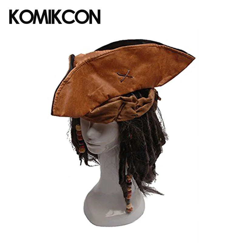 Pirates of the Caribbean Jack Captain Cosplay Hat Wig Beard Tricorn Buccaneer Full Set Christmas Halloween Costume Accessories
Pirates of the Caribbean Jack Captain Cosplay Hat Wig Beard Tricorn Buccaneer Full Set Christmas Halloween Costume Accessories