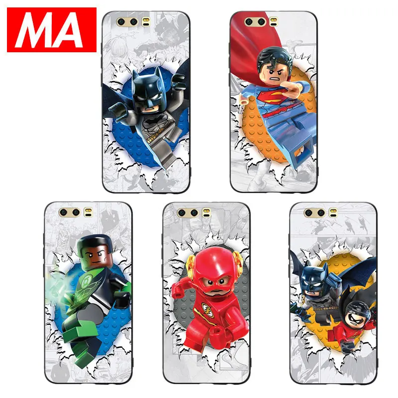 MA LEGO Лига Справедливости чехол для телефона Huawei p20 P10 P9 Lite Pro Чехлы ультратонкий TPU