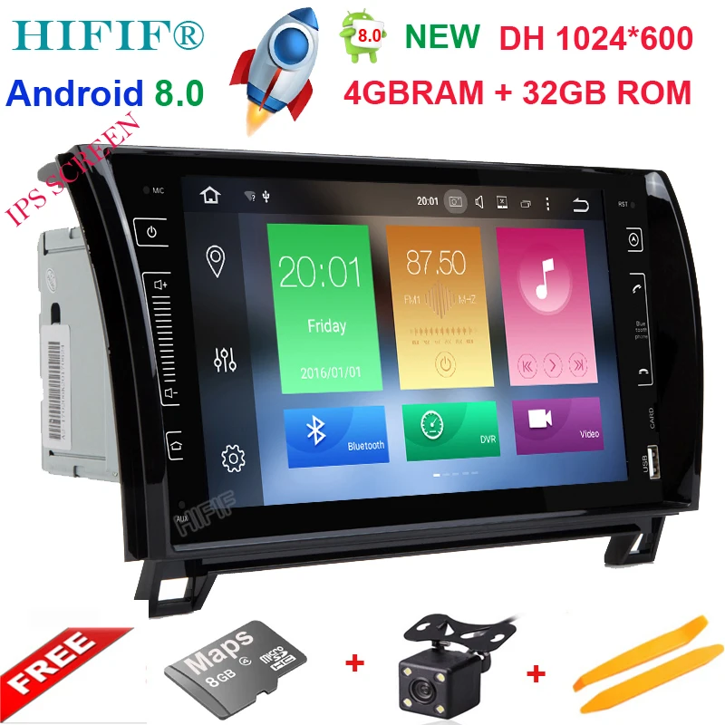 IPS 9" Android 8.0 CAR Radio Player GPS Navigation Bluetooth HD Touchscreen RDS Radio For TOYOTA Sequoia/ TOYOTA Tundra + Map
IPS 9" Android 8.0 CAR Radio Player GPS Navigation Bluetooth HD Touchscreen RDS Radio For TOYOTA Sequoia/ TOYOTA Tundra + Map