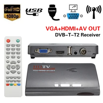 Portable Great 1pc HDMI 1080P VGA DVB-T2 TV Box VGA CVBS Tuner Receiver W/ Remote Control
Portable Great 1pc HDMI 1080P VGA DVB-T2 TV Box VGA CVBS Tuner Receiver W/ Remote Control
