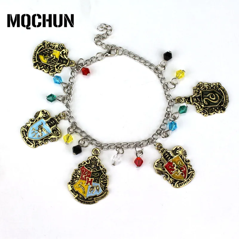 HP Hogwarts Gryffindor Hufflepuff Ravenclaw Slytherin Four College Badges Bracelet for Women Wristlet Bangle Vintage Jewelry-25
HP Hogwarts Gryffindor Hufflepuff Ravenclaw Slytherin Four College Badges Bracelet for Women Wristlet Bangle Vintage Jewelry-25