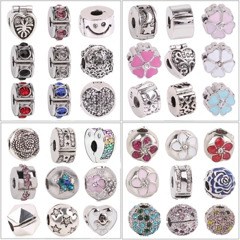 Fit Brand Charms Bracelet New European 1pc Silver Color Shinning Elegance Spacer Clip Safety DIY Flower Beads Jewelry
Fit Brand Charms Bracelet New European 1pc Silver Color Shinning Elegance Spacer Clip Safety DIY Flower Beads Jewelry