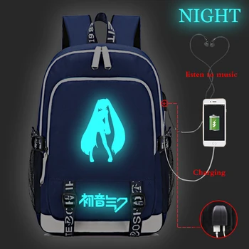 Beautiful Hatsune Miku Multifunctional Luminous USB Charge Backpack Boys Girls School Rucksack Laptop Bag Cool Book Bag
Beautiful Hatsune Miku Multifunctional Luminous USB Charge Backpack Boys Girls School Rucksack Laptop Bag Cool Book Bag