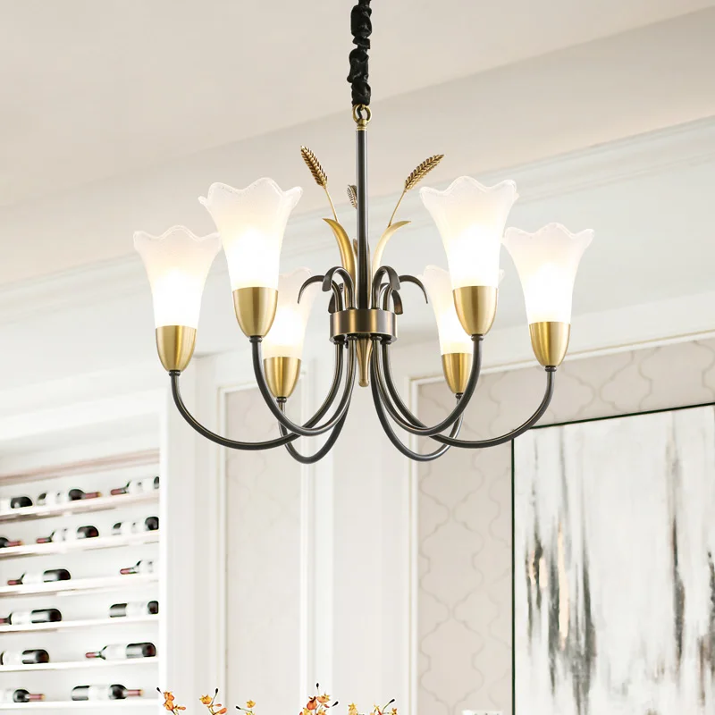 Nordic Style Modern Pendant Lights Copper LED Hanging Lamp Colgante Fashion Flower Shape Bedroom Glass Lighting Lamparas
Nordic Style Modern Pendant Lights Copper LED Hanging Lamp Colgante Fashion Flower Shape Bedroom Glass Lighting Lamparas
