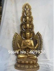 fastdom deliver 21" Tibet Tibetan Brass Armed Hands Avalokitesvara Kwan-yin Goddess Statue
fastdom deliver 21" Tibet Tibetan Brass Armed Hands Avalokitesvara Kwan-yin Goddess Statue