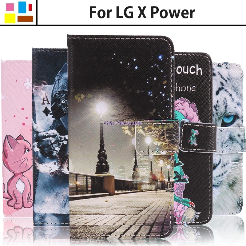 Для LG X Мощность K220DS K220 кожаный чехол-портмоне с откидной крышкой чехол для