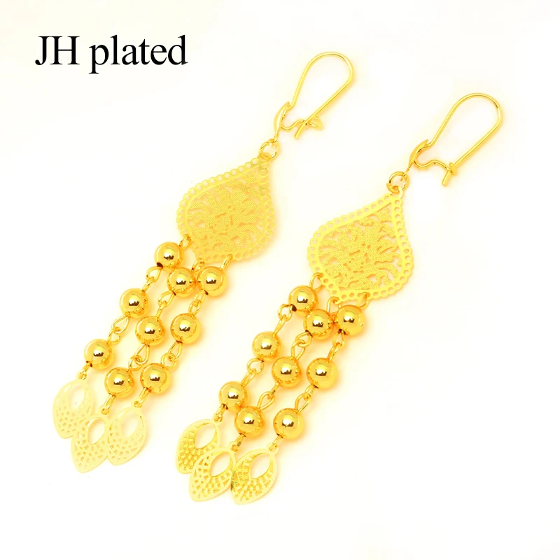 JHplated African jewelery Lady Gold Color Earrings fashion Round long style Pendant Wedding Party gift giving women and girls
JHplated African jewelery Lady Gold Color Earrings fashion Round long style Pendant Wedding Party gift giving women and girls