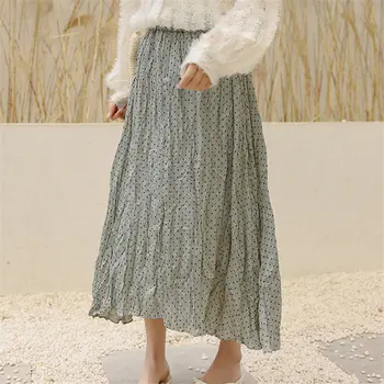 Alien Kitty Summer Women Polka Dots Retro Streetwear Pleated Loose All Match Stylish Fresh Gentle High Waist Fresh Long Skirts
Alien Kitty Summer Women Polka Dots Retro Streetwear Pleated Loose All Match Stylish Fresh Gentle High Waist Fresh Long Skirts