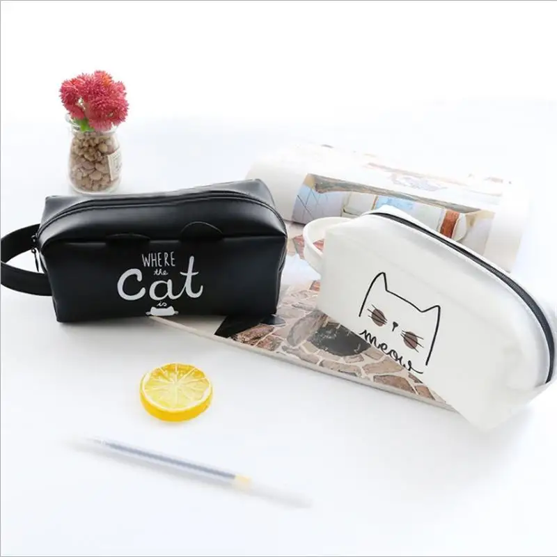 TOPSTHINK Cat style pencil bag cute soft silicon pencil pouch portable kawaii large capacity pencil case for girl
TOPSTHINK Cat style pencil bag cute soft silicon pencil pouch portable kawaii large capacity pencil case for girl