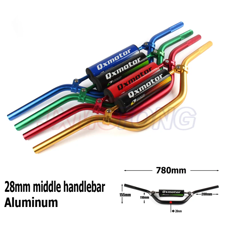 28mm middle rise Pro Taper Fat Bar Motorcycle Dirt Bike ATV Cross Fat Bar MX Aluminum Handelbar With QX handlebar pads
28mm middle rise Pro Taper Fat Bar Motorcycle Dirt Bike ATV Cross Fat Bar MX Aluminum Handelbar With QX handlebar pads
