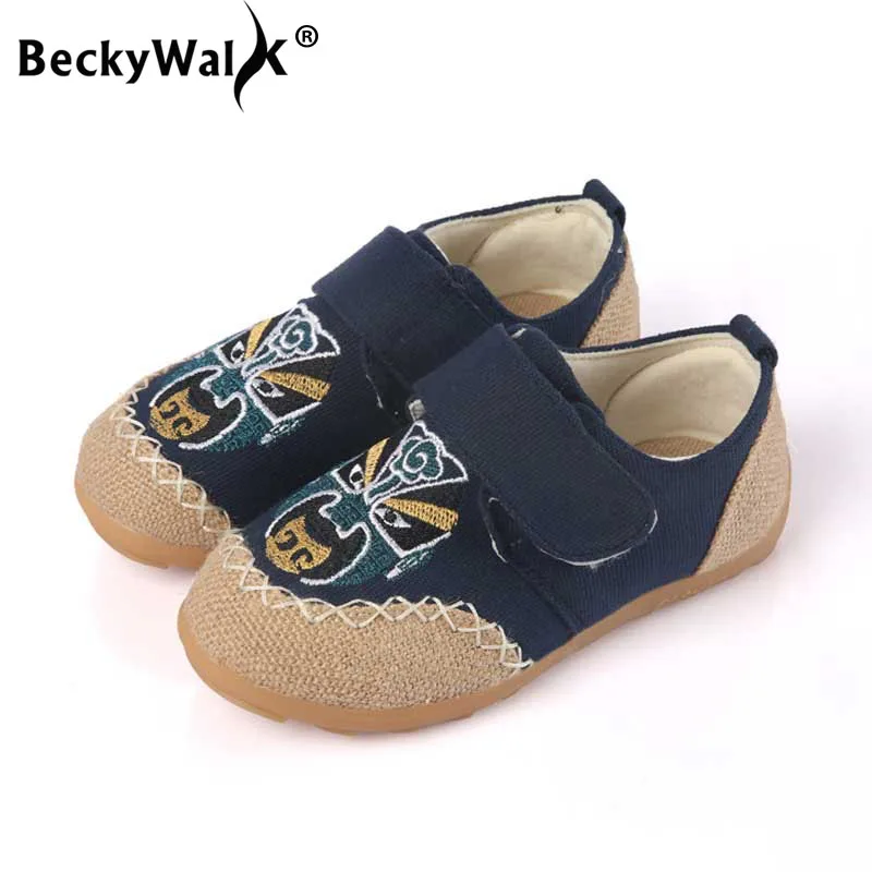 BeckyWalk Embroidery Kids Shoes Cotton Linen Spring Summer Girls Shoes Chinese Style Children Shoes for Boys & Girls CSH670
BeckyWalk Embroidery Kids Shoes Cotton Linen Spring Summer Girls Shoes Chinese Style Children Shoes for Boys & Girls CSH670