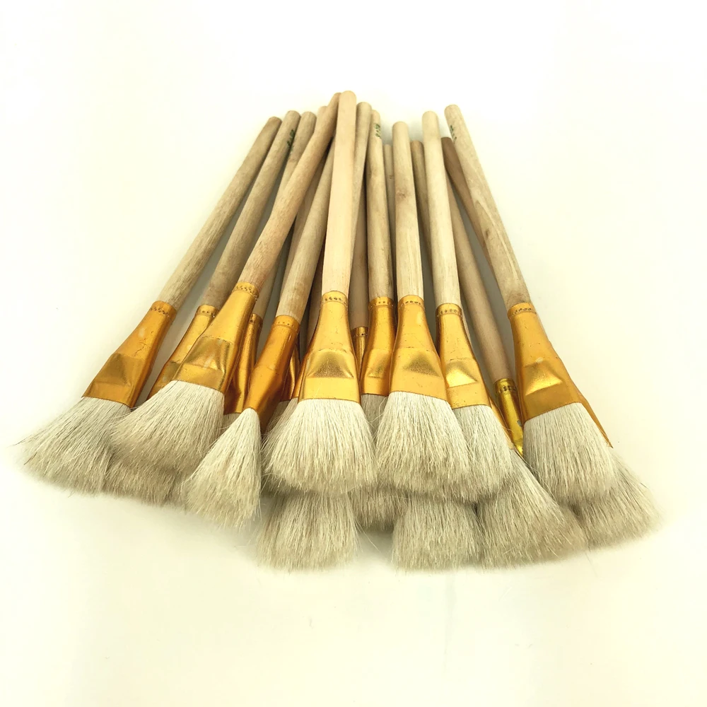 22 pcs Wool Brush - Brush Glue Sweep Gold Leaves with Soft wool brush a good tool for gilding leaves
22 pcs Wool Brush - Brush Glue Sweep Gold Leaves with Soft wool brush a good tool for gilding leaves