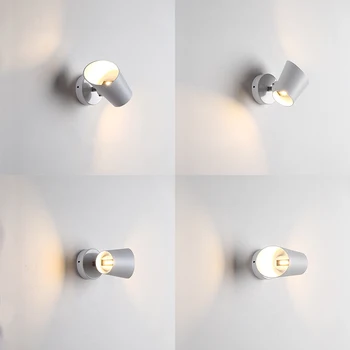 LED modern simple creative bedroom bedside study room living room wall stairway aisle rotatable wall lamp
LED modern simple creative bedroom bedside study room living room wall stairway aisle rotatable wall lamp