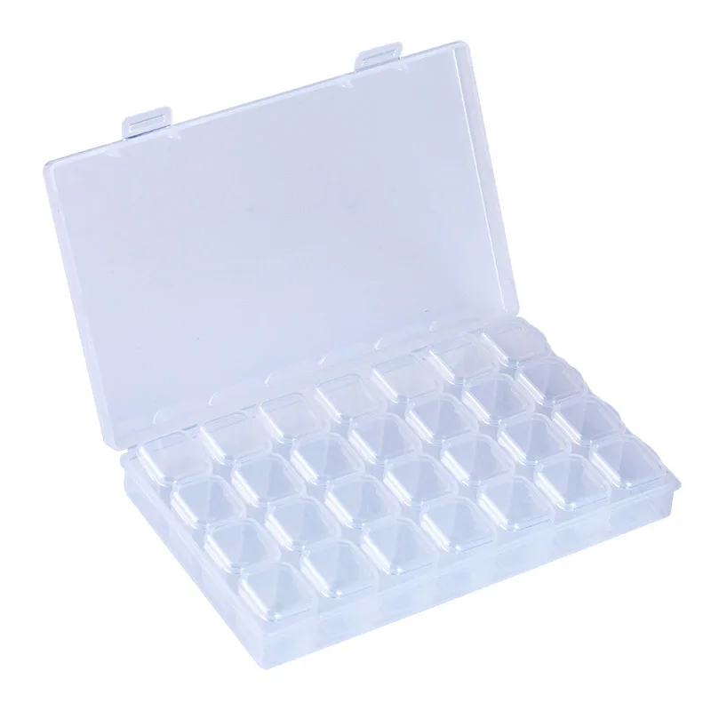 Blueness 1Pcs 28 Compartments Plastics Nail Art Jewelry Supplies Empty Storage Box Nail DIY Tools Organize Holder Case JH494
Blueness 1Pcs 28 Compartments Plastics Nail Art Jewelry Supplies Empty Storage Box Nail DIY Tools Organize Holder Case JH494
