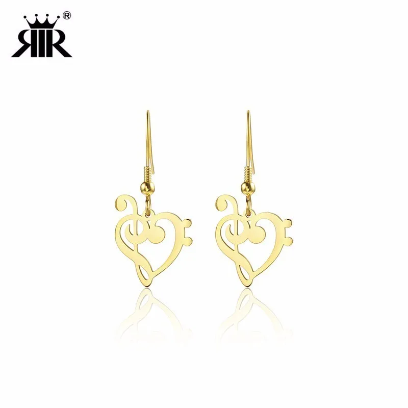 RIR Stainless Steel Hollow Heart Shaped Music Charm Drop Earrings Exquisite Ladies Jewellery Earrings Musicians Gifts
RIR Stainless Steel Hollow Heart Shaped Music Charm Drop Earrings Exquisite Ladies Jewellery Earrings Musicians Gifts