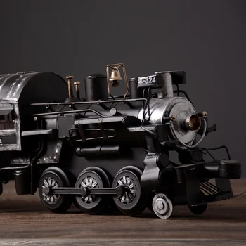 Vintage steam machine engine train model decoration personalized bookcase photography props handmade iron art ornament
Vintage steam machine engine train model decoration personalized bookcase photography props handmade iron art ornament