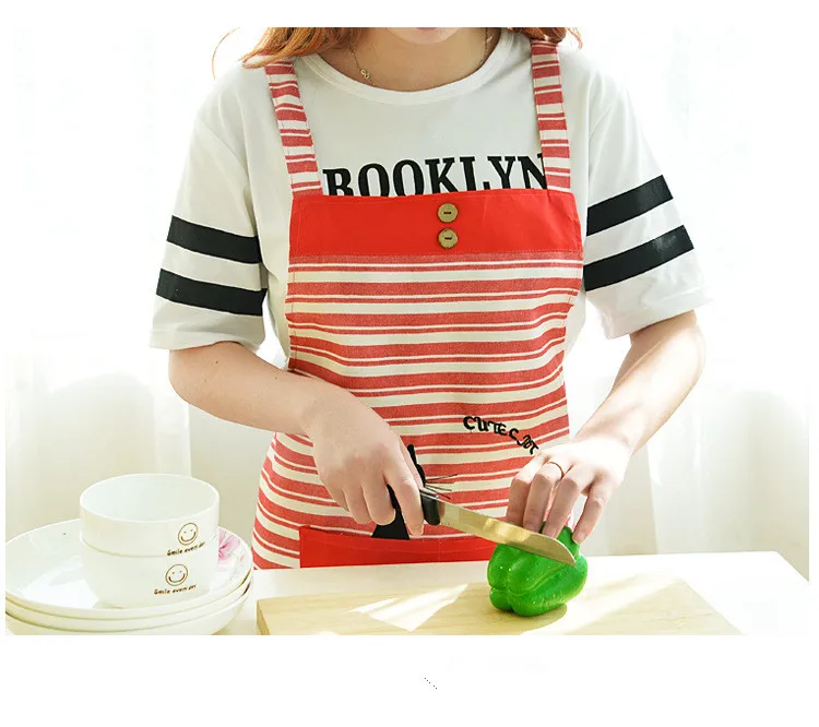 1PC Linen Cotton Stripe Bib Apron with Pocket Chef Waiter Kitchen Cook New Tool Kitchen Apron Kitchen Accessories ND 008
1PC Linen Cotton Stripe Bib Apron with Pocket Chef Waiter Kitchen Cook New Tool Kitchen Apron Kitchen Accessories ND 008