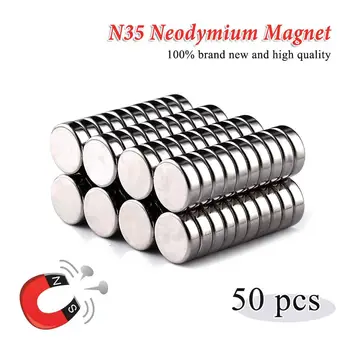 N35 Circular Magnetic Sheet 4*2mm Specifications 50 Per Pack Perfect For Sticking Notes On Fridge Doors
