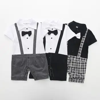 Turn-down Collar Newborn baby Cotton rompers Short sleeve gentleman Style baby boy clothes infant babies jumpsuits overalls
Turn-down Collar Newborn baby Cotton rompers Short sleeve gentleman Style baby boy clothes infant babies jumpsuits overalls