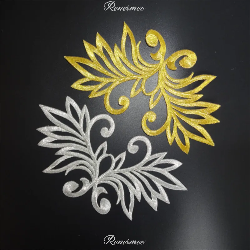 2Pcs 16.5X9cm Baroque Gold/Silver Applique Clothing Embroidery Patch Fabric Sticker Iron On Patch Craft Sewing Repair SX129
2Pcs 16.5X9cm Baroque Gold/Silver Applique Clothing Embroidery Patch Fabric Sticker Iron On Patch Craft Sewing Repair SX129