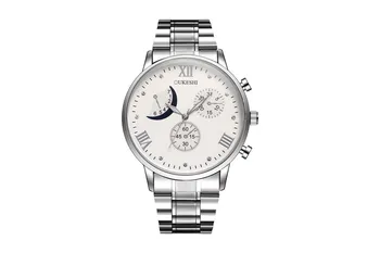 2018 new double eye pass scale dial stainless steel strap watch casual fashion exquisite precision atmosphere men's quartz watch
2018 new double eye pass scale dial stainless steel strap watch casual fashion exquisite precision atmosphere men's quartz watch