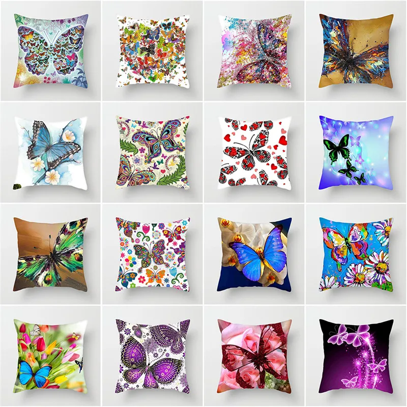 Fuwatacchi Cute Butterfly Cushion Covers Animal Flower Pillow Cover for Sofa Chair Home Decoration Soft Pillowcases 45*45cm
Fuwatacchi Cute Butterfly Cushion Covers Animal Flower Pillow Cover for Sofa Chair Home Decoration Soft Pillowcases 45*45cm