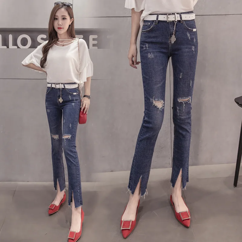 Maternity Pregnant trousers Denim Skinny Hole Pants Fashion Elastic long Sping Summer Maternity Belly Prop Pants for Lady Women 
Maternity Pregnant trousers Denim Skinny Hole Pants Fashion Elastic long Sping Summer Maternity Belly Prop Pants for Lady Women