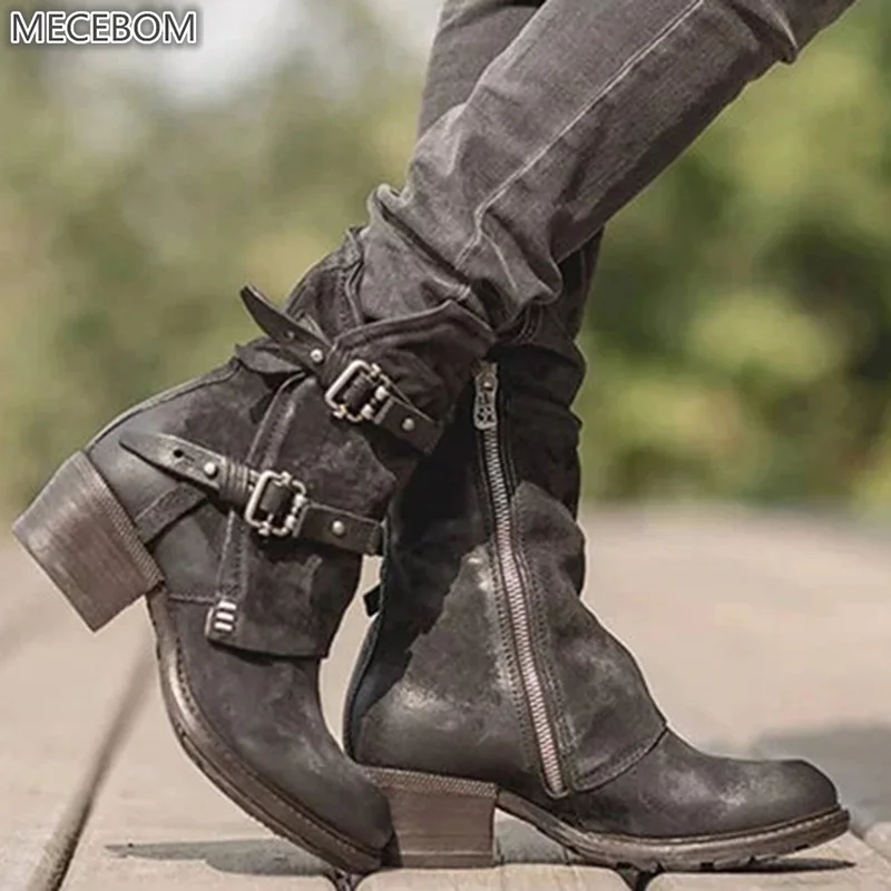 Mecebom Winter Warm Women Genuine Ltather Wedges Boots 8917W Ankle Low Thick Heels Platform Casual Female Sapato Feminino Botas
Mecebom Winter Warm Women Genuine Ltather Wedges Boots 8917W Ankle Low Thick Heels Platform Casual Female Sapato Feminino Botas