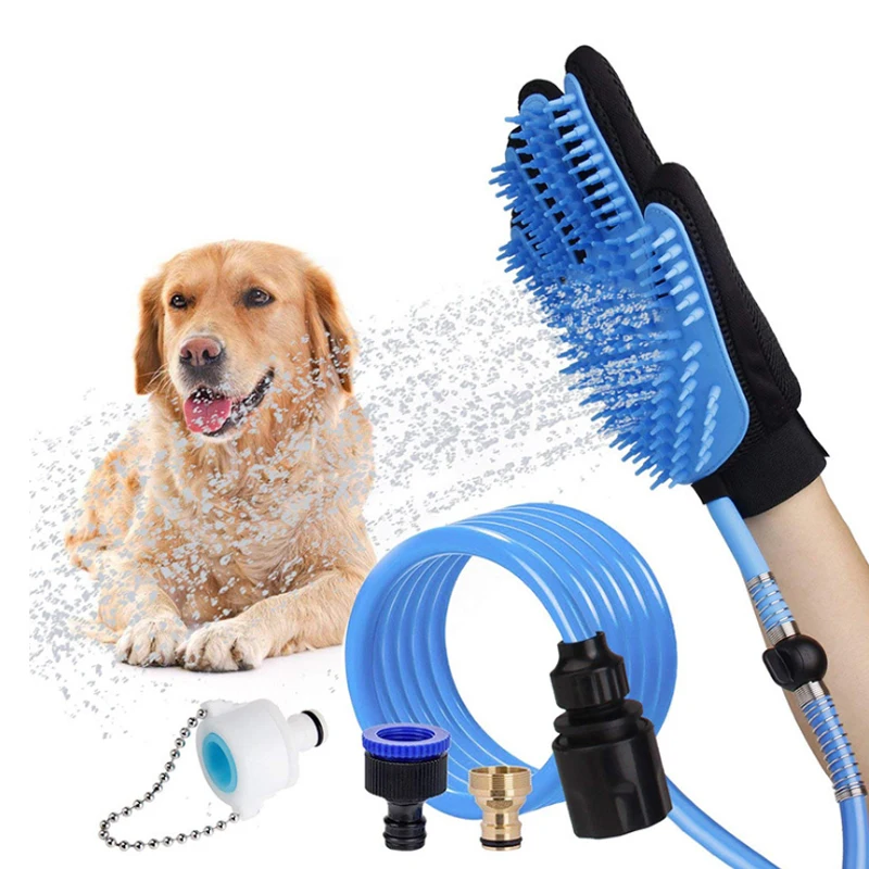 Silicone Pet Dog brush Glove lice Remover Bath Comb Glove Gentle Deshedding Efficient Pet Dog Cat Grooming Glove with Water Pipe
Silicone Pet Dog brush Glove lice Remover Bath Comb Glove Gentle Deshedding Efficient Pet Dog Cat Grooming Glove with Water Pipe