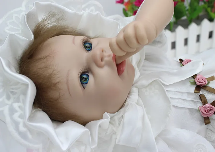55cm Vinyl Silicone Reborn realistic menina Baby girl Dolls Toys for Children House Play Bedtime Doll birthday Xmas Toys
55cm Vinyl Silicone Reborn realistic menina Baby girl Dolls Toys for Children House Play Bedtime Doll birthday Xmas Toys