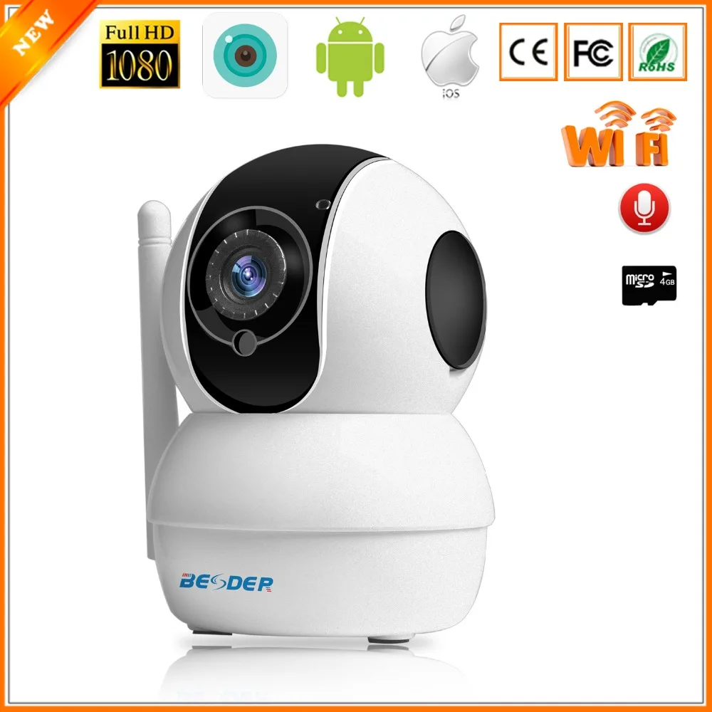 BESDER Smart Mini Pan/Tilt IP Cameras WiFi 1080P Indoor Dome Camera IP Wireless Two Way Audio Motion Alarm IR Night Baby Monitor
BESDER Smart Mini Pan/Tilt IP Cameras WiFi 1080P Indoor Dome Camera IP Wireless Two Way Audio Motion Alarm IR Night Baby Monitor