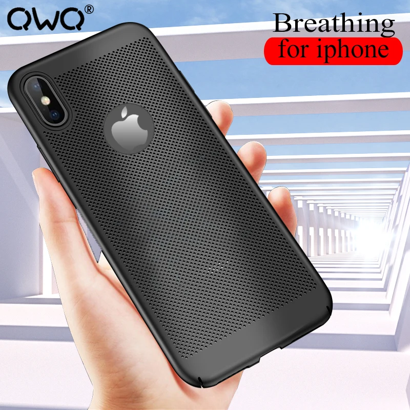 Heat Dissipation Case For iPhone 7 6 6s plus Hard Back PC Cases For 5 5s SE 8 X XS MAX XR Breathe Matte Cover 7plus Cover Bag
Heat Dissipation Case For iPhone 7 6 6s plus Hard Back PC Cases For 5 5s SE 8 X XS MAX XR Breathe Matte Cover 7plus Cover Bag