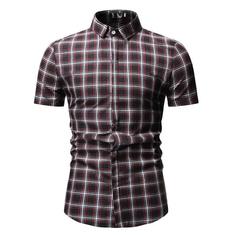 Summer Pinted New Mens Fashion Casual Shirts Short Sleeve Dress Shirt Geometri Social Mens Slim Fit Plaid Shirt Plus Size 3XL
Summer Pinted New Mens Fashion Casual Shirts Short Sleeve Dress Shirt Geometri Social Mens Slim Fit Plaid Shirt Plus Size 3XL